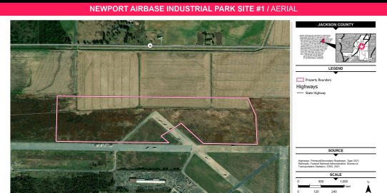 Newport Airbase Site #1 Aerial